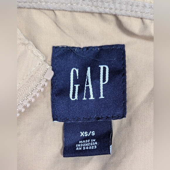 GAP Pullover Khaki Windbreaker Mens Size XS - Picture 7 of 10